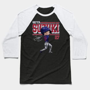 Seiya Suzuki Chicago C Cartoon Baseball T-Shirt